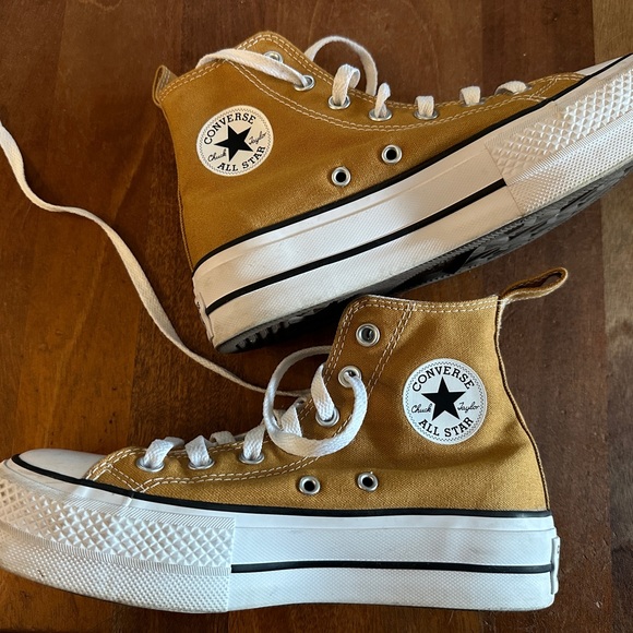 COPY - Converse platform chuck Taylor all stars wheat and black gently used wom… - Picture 4 of 8